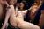 【動画】色白おっぱいと褐色おっぱいが生チンポでイキ狂い！014