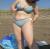 ぽっちゃり水着のエロ画像100枚 デブ専やむっちり肉感フェチには堪らない太め女子の水着姿集めてみた094