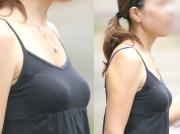 子連れママさんのおっぱいがポヨンポヨン！してて気持ちよさそう～のサムネイル画像