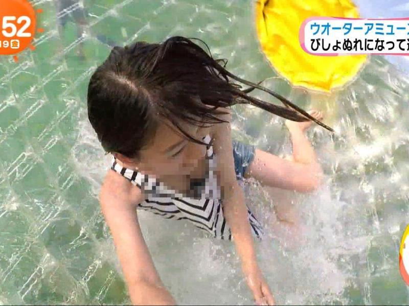 佐藤美希のFカップ巨乳がめざましでチラリ！！のサムネイル