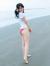 向井地美音エロ画像228枚 巨乳AKBメンバーの深い谷間にドキッとする水着グラビア集めてみた038